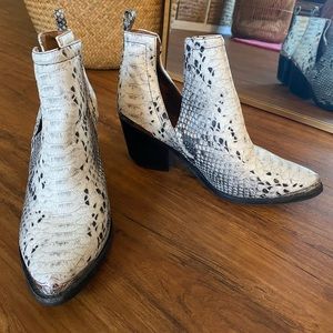 Jeffrey Campbell Snakeskin booties